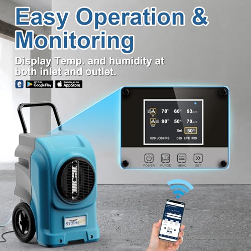 Image of ALORAIR 270 PPD LGR Commercial Dehumidifier with Pump, WIFI APP Control