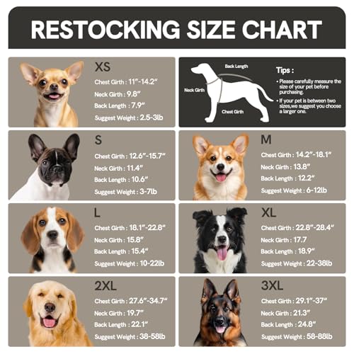 Image of SAWMONG Recovery Suit for Dogs Female Male, Breathable Dog Onesie After Surgery Spay Neuter, Professional Dog Surgical Suit, Substitute Pet E-Collar Cone, Camouflage, X-Small