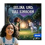 Personalisiertes Kinderbuch Einhorn / Dein Kind schenkt dem Einhorn sein Licht zurück / Liebevolle 3D-Illustrationen / Mädchen 2-12 / Top Druck Deluxe