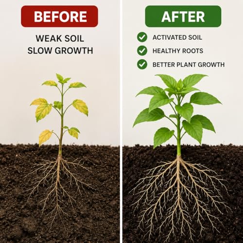 Image of Traviya Soil Activator, Soil Enhancer & Fertility Booster, Promotes Water Movement, 50g