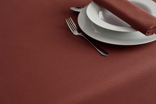 Miniatura 7 de ANPTGHT Mantel rectangular azul marino de 210 GSM resistente a las manchas y al agua, mantel de tela lavable, 60 x 84 pulgadas para mesa de comedor,