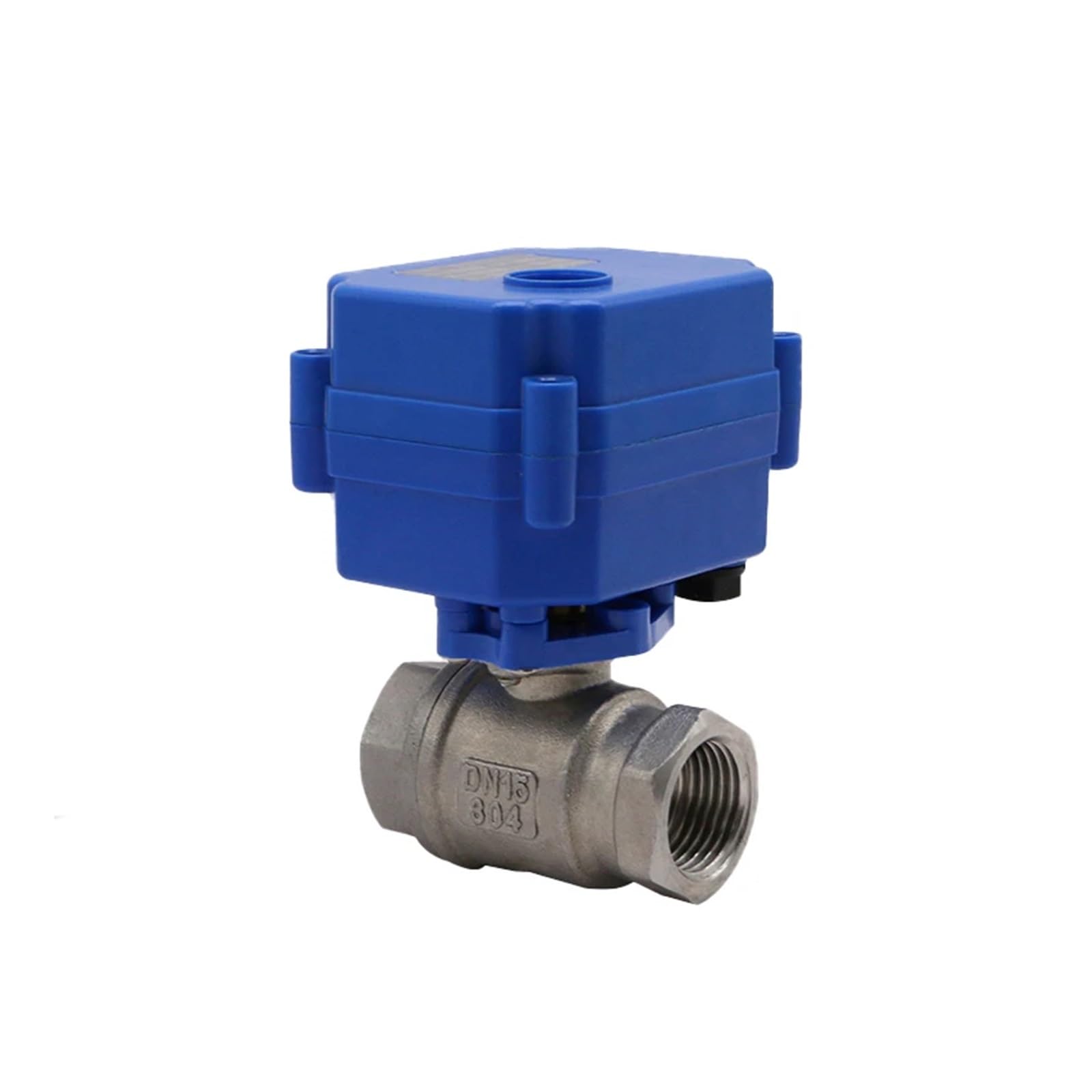 Valve motorisée Vanne à boisseau sphérique motorisée 2 voies 1" 3 fils 2 points de contrôle vanne à boisseau sphérique électrique en acier inoxydable actionneur électrique AC/DC 9-24 V(12VDC_CR02)