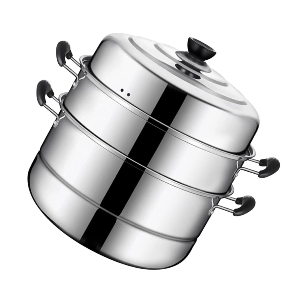 Acero Inoxidable Olla de Vapor de Triple Capa para Casa