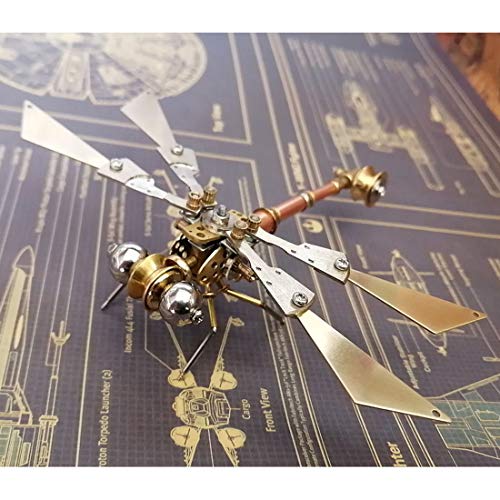 Metalowy model 3D ważki, model układanki owada, zestaw konstrukcyjny stali nierdzewnej, zabawka edukacyjna, rękodzieło, ozdoba biurko, zabawka kolekcjonerska