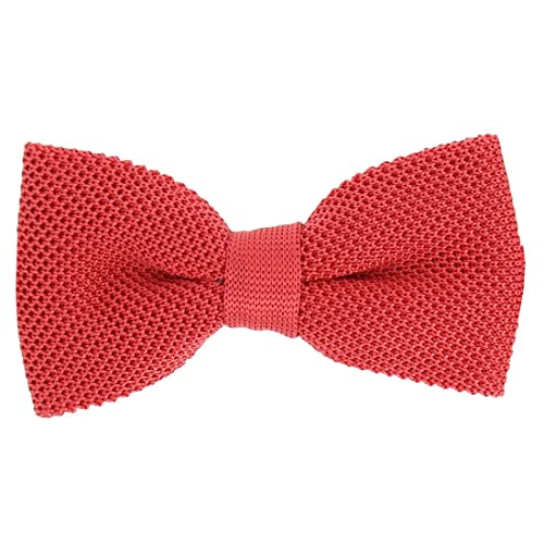 Noeud papillon tricot soie rouge Tony & Paul PAULO : fini les looks de costume ternes