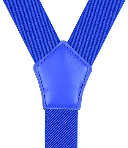 Image of Men's Boys' Bow Tie and Suspenders Set Y Shape Adjustable Elastic
