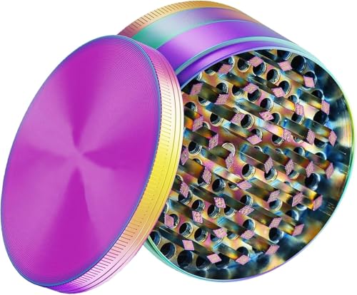 Kitchen Spice Grinder, 2 Inch Large Size, Colorful — view 3
