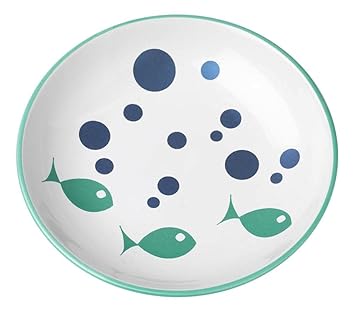 PetRageous Bubble Fish Saucer Shimmer, 2.5 oz/5