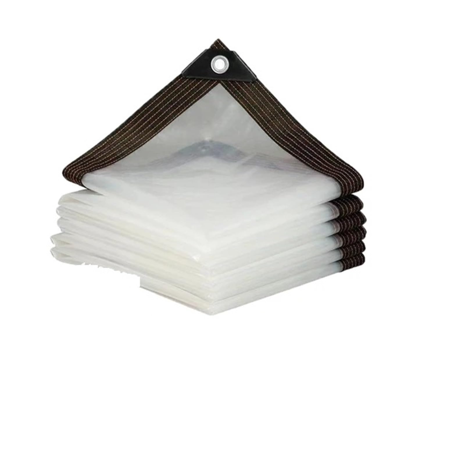 Clear Tarp Transparent Waterproof Tarpaulin Garden Rainproof Clear Poly Tarp Plant Cover Insulation Shed Cloth With Grommets(2x3.0m)