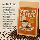 Kepperton Colon Curse Coffee - Medium Roast Gourmet Coffee Beans Funny Gag Gift for Coffee Lovers & Coworkers Adult Stocking Stuffers Potty Humor