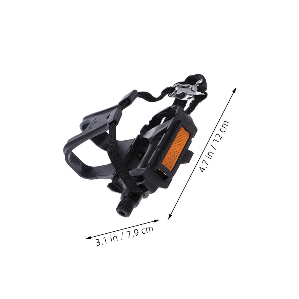 TOYANDONA 2 Pares Correas Reutilizables para Pedales De Bicicleta con Cierre De Contacto para Ciclismo Al Aire Entrenamiento Gimnasio