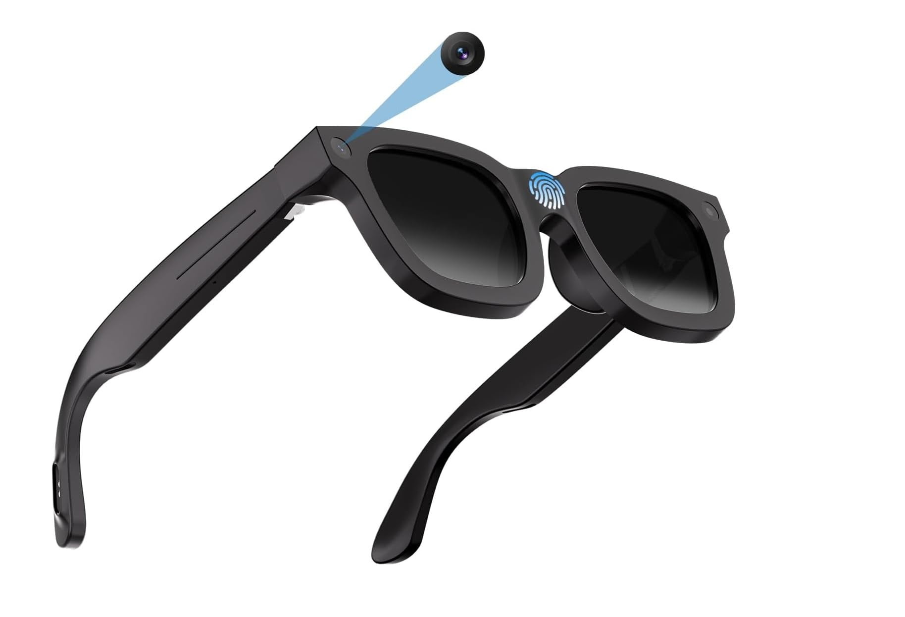 Aeoss AI Smart Glasses with Camera and Electrochromic Lenses, Touch Dimming Smart Sunglasses with 8MP Video Recording, Open-Ear Bluetooth Audio, Real-Time Voice Translation & AI Object Recognition-image-37