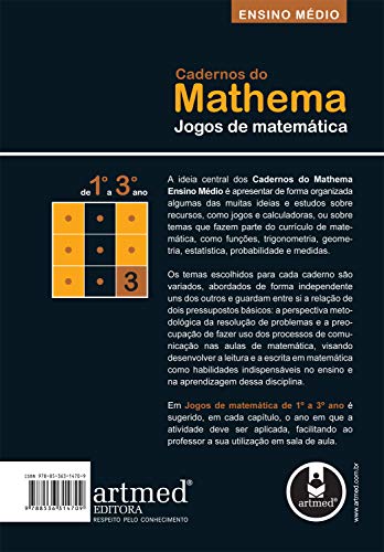 Cadernos do Mathema - Ensino Médio: Volume 3 - Jogos de Matemática de 1º a 3º ano