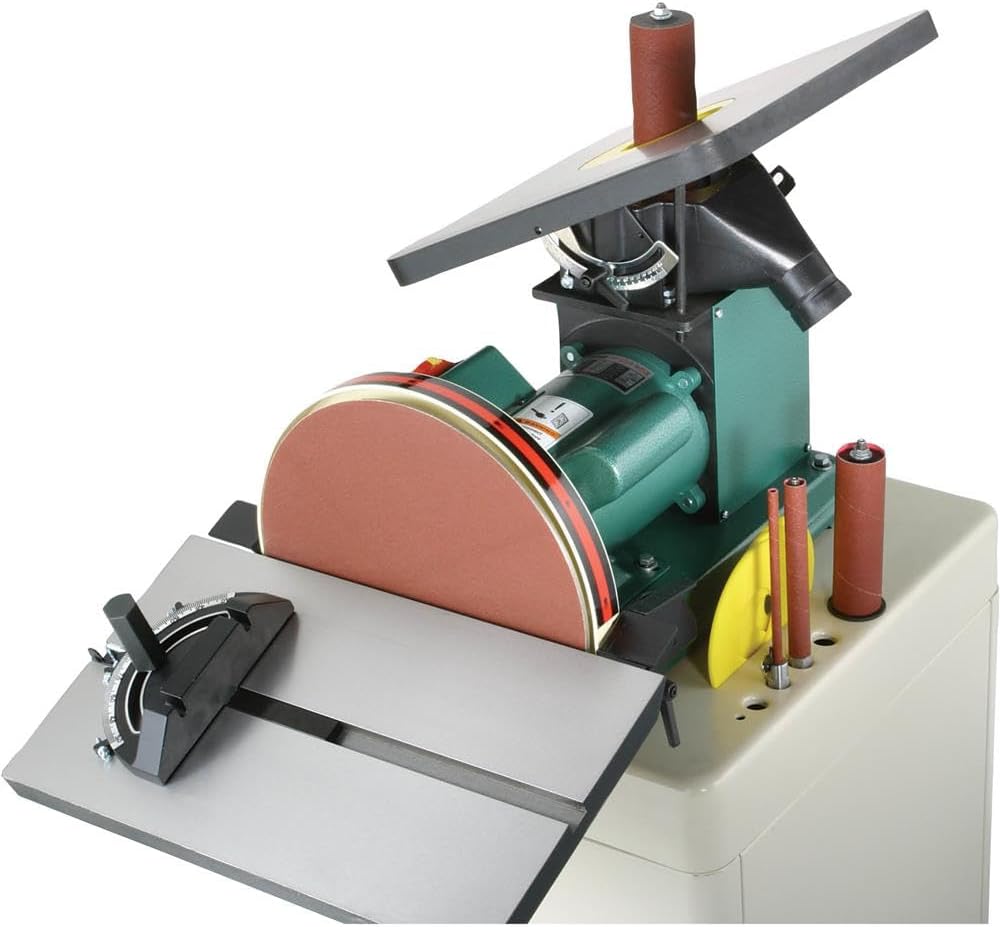 Grizzly Industrial G0529-1 HP Oscillating Spindle/12" Disc Sander