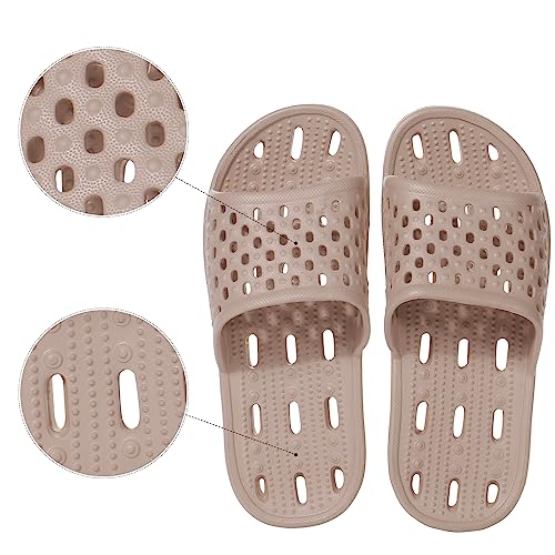 WOTTE Shower Sandals Women Quick Drying Bath Slippers Non Slip Dorm Shoes3