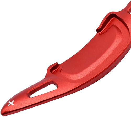 Miniatura 4 de HIBEYO Repuesto deportivo rojo para mazda3 Axela Mazda 3 2020 2021 aleación de aluminio Paleta CNC Billet Volante Palanca de cambio de volante