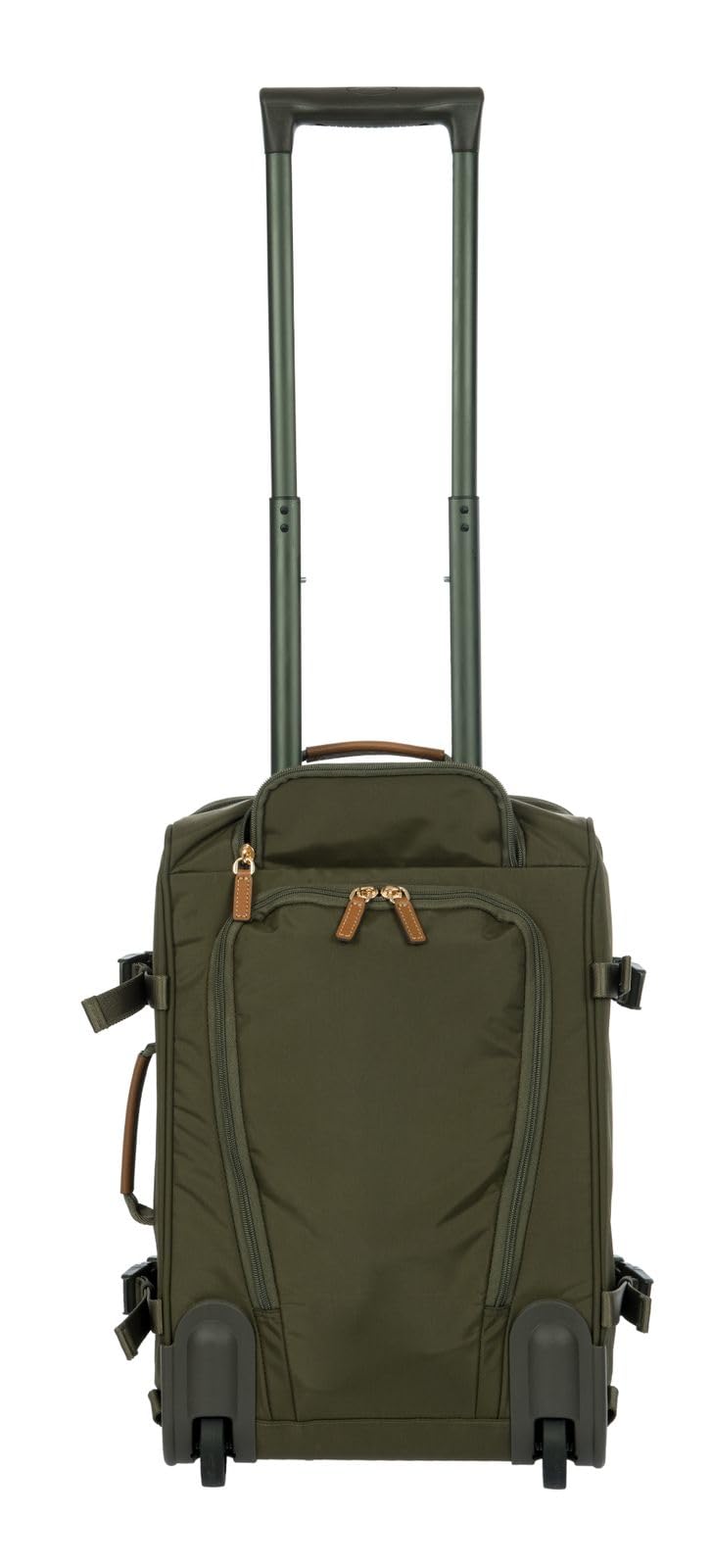 Bric's Mochila Trolley con Compartimento para portátil X- Collection Trolley Backpack 30L Olive Verde Oliva 50cm