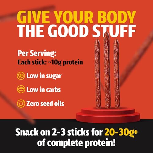 Long John Snacks Dried Salami Sticks - Christmas Gift, Stocking Stuffer, White Elephant, Secret Santa & Festive Holiday Party Snack - Handcrafted Gourmet Smoked Meat Sticks - Garlic & Pepper, 16 oz - Image 7