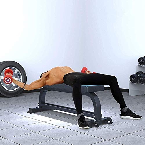 CUUYQ Weight Bench, Workout Benches Multi Purpose Exercise Utility Bench/Fitness Benches for Strength Training Core Workout Training,Blue
