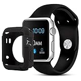 iGotTech Apple Watch Case, Full Body Protective Cover, Mens 42mm Accessories, 2015 Model, Smart Black