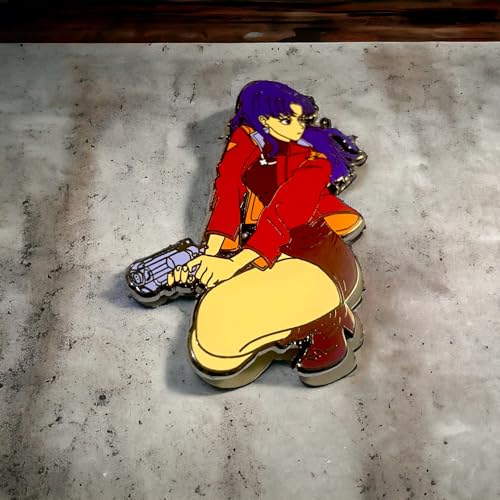 Image of Evangelion Pin Enamel Misato Pin Evengelion Pins Anime Asuka Pin Rei Ayanami Pin Evangelion Gift Evangelion Manga Pin Evangelion Decor
