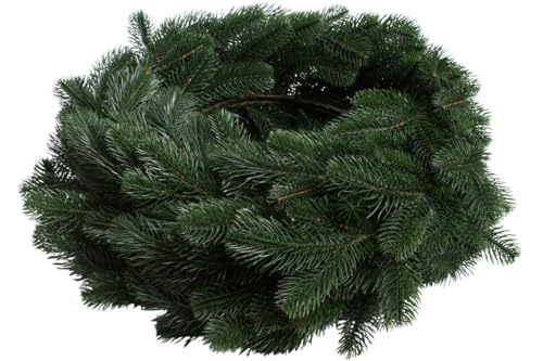 künstlicher Tannenkranz Karpaten auf Drahtring, beidseitig gebunden,...