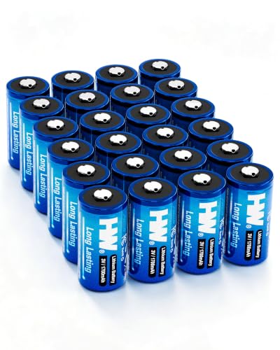 24-Pack HW CR123A 3V 1700mAh Lithium Batteries - image 1