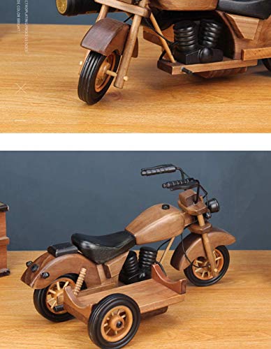 Soporte para Botella con Forma de Motocicleta de Madera miniatura 5