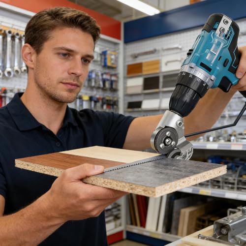 Cisaille pour perceuse électrique pour découpe de tôle robuste à l'atelier
