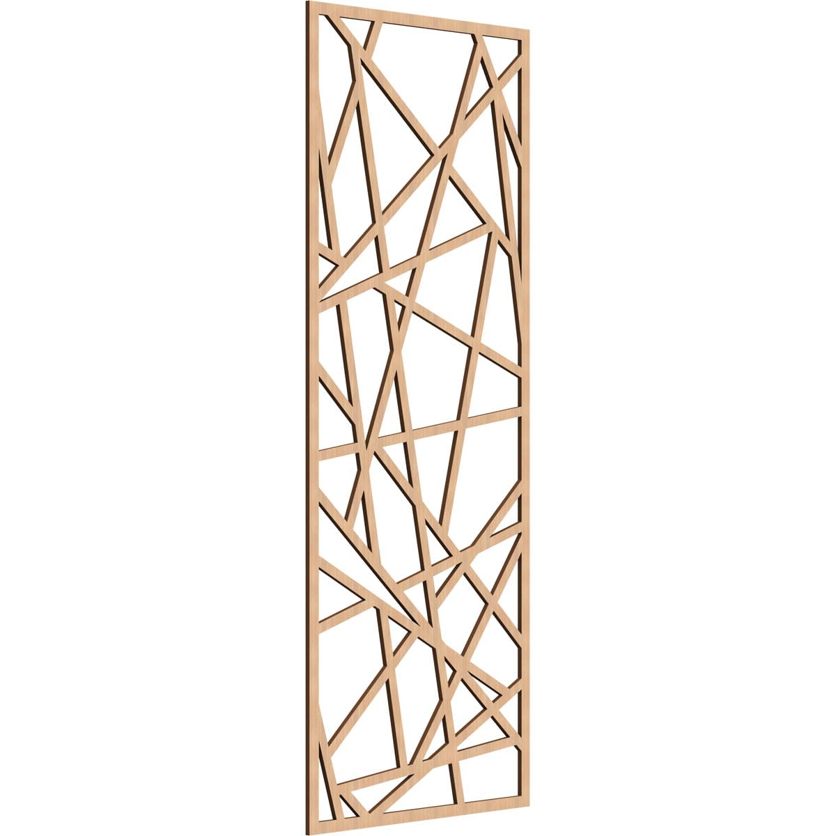 Conway Decorative Pierced Fretwork Wood Wall Panels, 29 3/8"W x 74 3/8"H x 3/8"T, Hickory