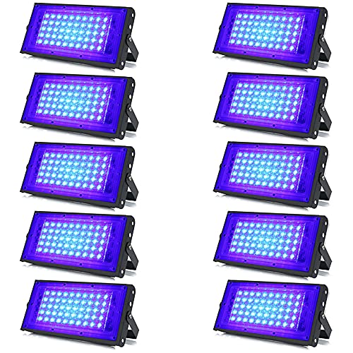 Image of MLD BL2103 10W Led Flood Light AC 220V Waterproof Brick Focus Floodlights for Indoor Outdoor Lights | Blue | 10 Watt | Pack of 10