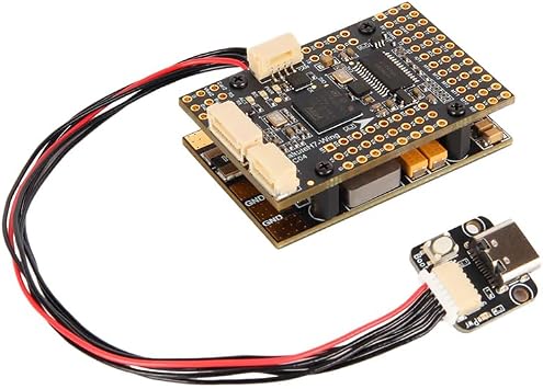 HolyBro Kakute H743 Wing INAV Ardupilot Flight Controller Advanced 3-8S LiPo Compatible, Dual Firmware Support for RC Airplane, Fixed-Wing Drones & DIY Projects With Pin Header, Professional Grade