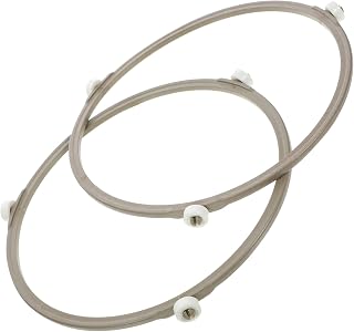 NUOBESTY 2 Piezas Soporte Giratorio para Microondas de Anillos de Rodillo de Accesorios de Cocina Resistente Altas y Duradero Color Aleatorio