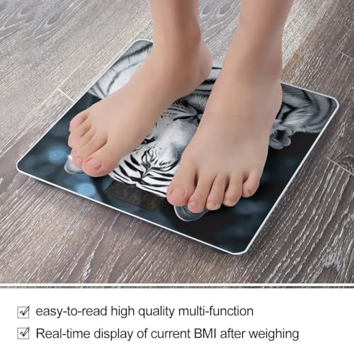 Báscula digital de baño White Tiger con medidor miniatura 5
