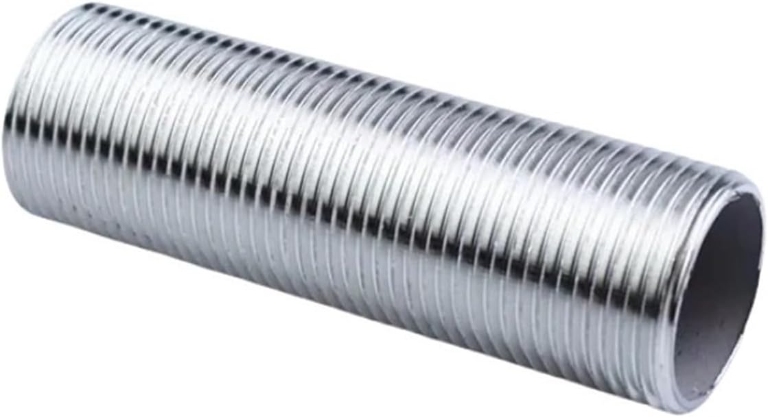 1-1/2インチ BSPP オス 長さ 75mm 304 ステンレススチール フルスレッド ニップル バレル ニップルパイプ継手