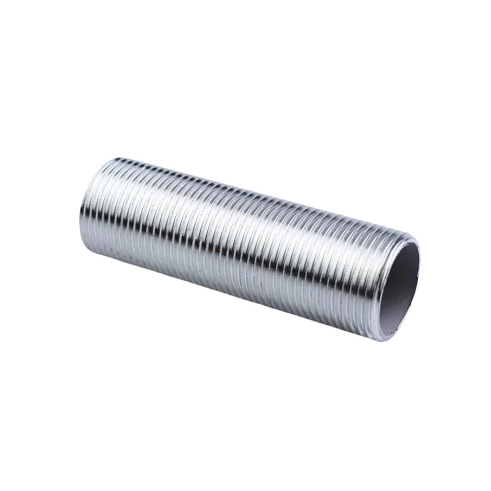 BHBHCPZGR 1-1/2" BSPP Male Length 100mm 304 Stainless Steel Full Thread Nipple Barrel Nipple Pipe Fitting