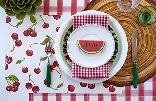 Hester & Cook, Die Cut Wood Slice Placemat #TOP4