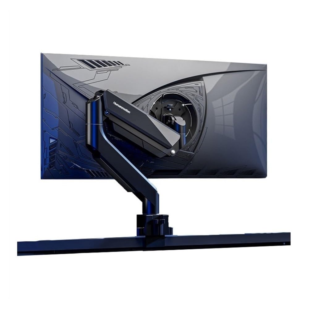 SaryEdge Monitor Stand 17"-45" Single Monitor Mount, Gas Spring Aluminum Monitor Arm, Adjustable Stand, VESA 75/100 mm with Clamp and Grommet Base,Hold up to 3,Black