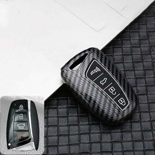 Protection clé Hyundai carbone brillant style sport pour Genesis Centennial