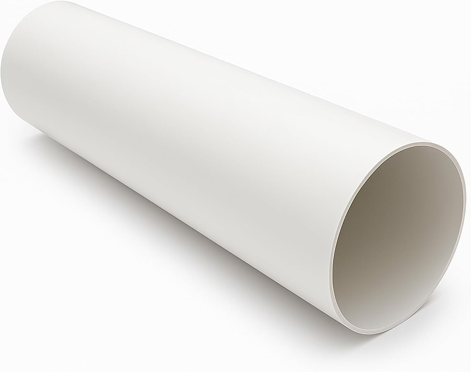 4" 100mm x 350mm Wall Plastic Ducting White Tube Pipe Extractor Fan System Fan Ventilation ducting