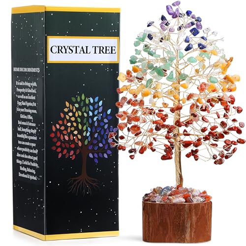 MAIBAOTA 7 Chakra Tree of Life Crystal Tree for Positive Energy Spiritual Gifts for Women Meditation...