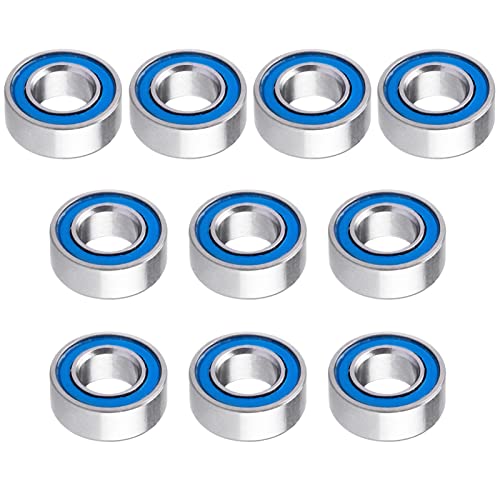 Image of High Performance Professional RC Ball Bearings 10pcs for Traxxas Arrma Axial HPI Team Associated Losi Redcat Racing RC Cars Trucks Models (4x8x3mm)