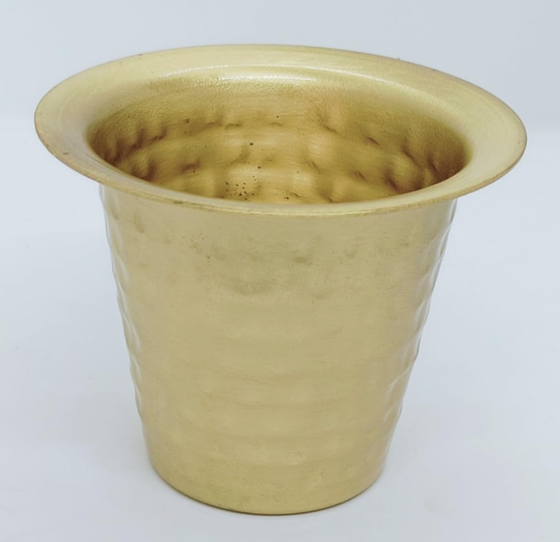 Coffee filter indian hammered style hammered designer dabra set South Indian Brass Coffee Cup and Tumbler Set, Madrasi Filter Coffee Set heavy duty matte finish classic