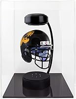 Vista 2 de NCAA - Casco de fútbol levantador coleccionable con soporte electromagnético