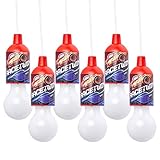 Lámpara de techo NCC, 6 unidades, lámpara colgante de cuerda de Disney Pixar Cars, luz de día, 6500 K, para 3 pilas AAA inalámbricas