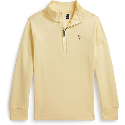Свитер Polo Ralph Lauren Kids Cotton Interlock 1/4 Zip Pullover (Toddler/Little Kid)