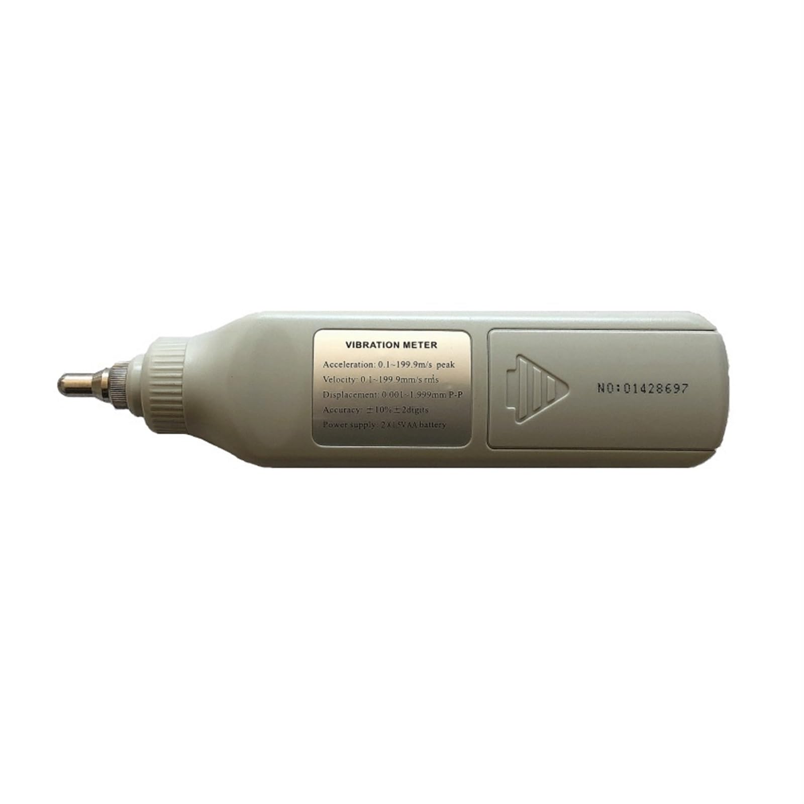 Schwingungsmesser AS63D Stifttyp Vibrationsmessrät Taschenvibrometer Tester Messrät Analyzer Messen Sie die Präzisionsempfindlichkeit Beschleunigungsmesser Breites Spektrum an Vibrationsmessungen