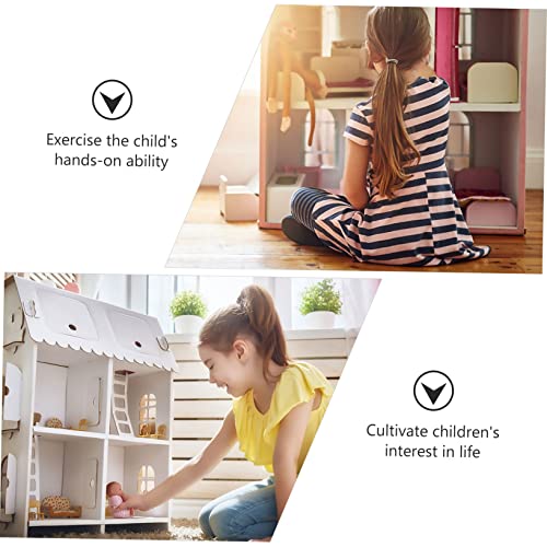 KALLORY 1 St mini-naaimachine poppenhuis naaimachine pedaal naaien tool modellering meubilair meubels poppenhuis meubelmodel naaimachine modellering nostalgie telefoon - Image 5