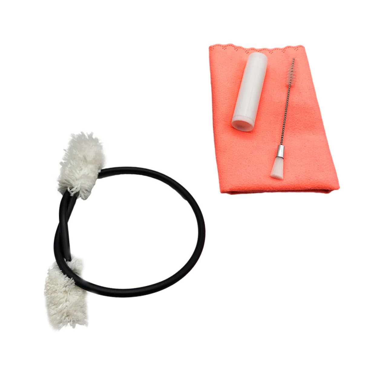 Garneck Flute Maintenance Set Saxophone Cleaning Brush Sax Saxophone Cork Cleaner Musical Instrument Accessory