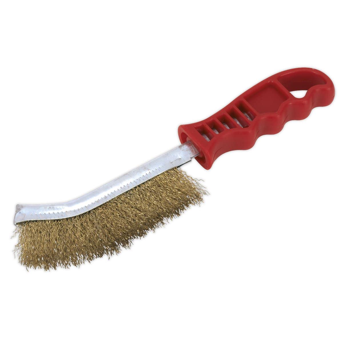 SEALEY brosse métallique Brassed acier poignée en plastique Film de boîte avec 24